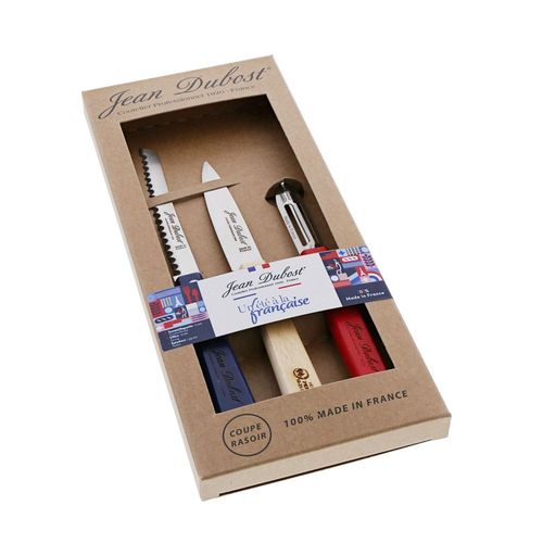 Set De 3 Pièces Office, Éplucheur Et Couteau