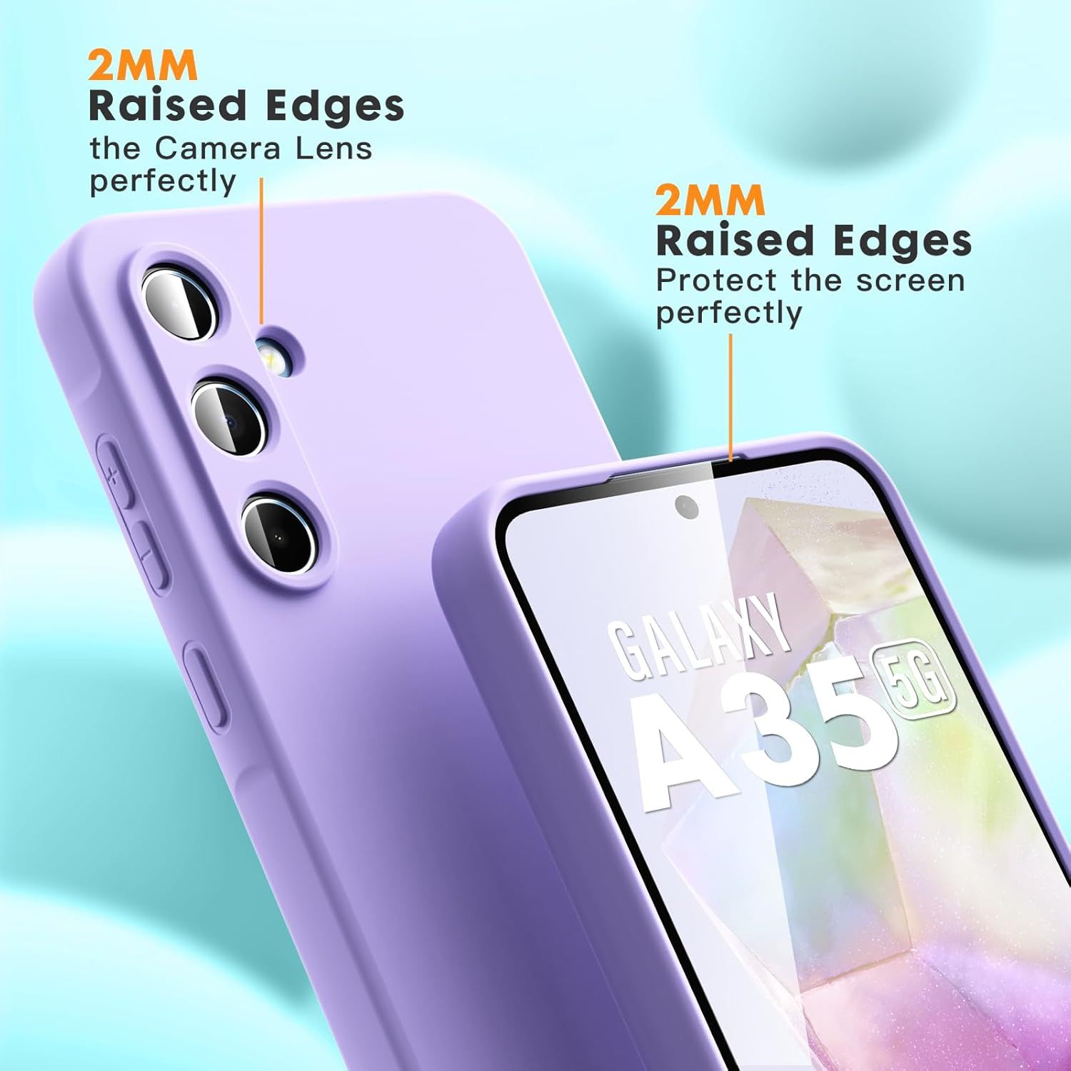 Coque Compatible Avec Samsung Galaxy A35 5g, 2 Film De Prote... - 3