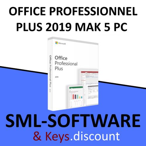 Office 2019 Professionnel Plus Mak (5 Pc)