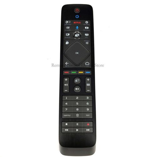 Commande vocale à distance compatible Philips Smart TV, NETFLIX, YKF384-T03, 55PUS8700, 65PUS8700, 55PUS7600 Nipseyteko