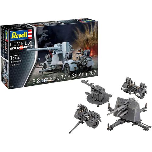 Maquettes 8,8 Cm Flak 37 + Sd.Anh.202-Revell