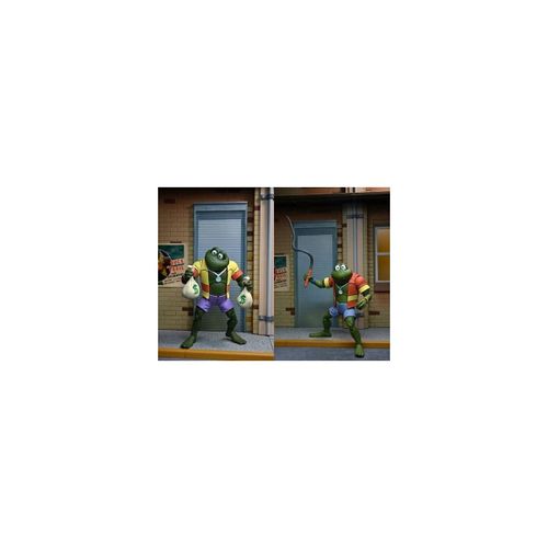 Les Tortues Ninja - Pack 2 Figurines Napoleon & Atilla Frog 18 Cm