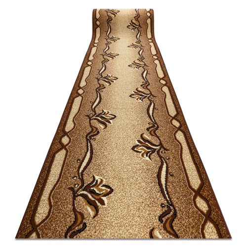 80x190 Cm Tapis De Couloir Bcf Krzy? Marron 80 Cm
