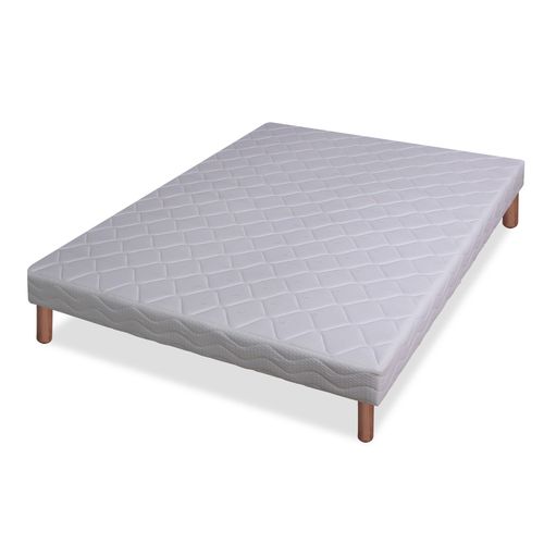 Sommier Tapissier 14 Lattes Garni Polyéther 140x190cm