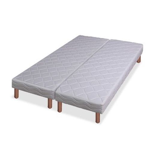 Sommier Tapissier 14 Lattes Garni Polyéther 2x80x200cm