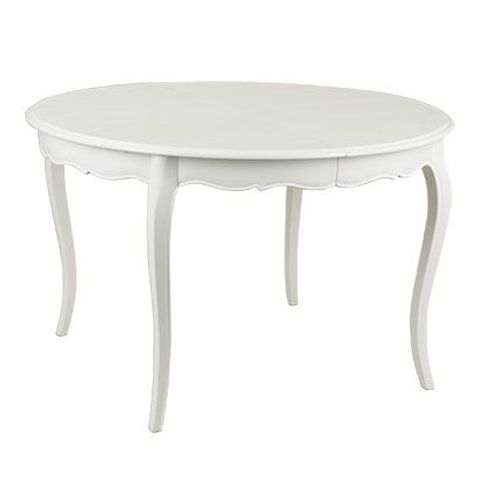 Table À Manger Extensible En Bois Blanc - Charmy