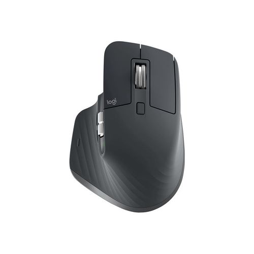 Logitech MX Master 3 pour les entreprises - Souris - laser - 7 boutons - sans fil - Bluetooth, 2.4 GHz - récepteur USB Logitech Logi Bolt - graphite