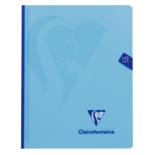 Clairefontaine Mimesys Brochure Cousue Polypro 17x22cm 192p Séyès Coloris Assortis