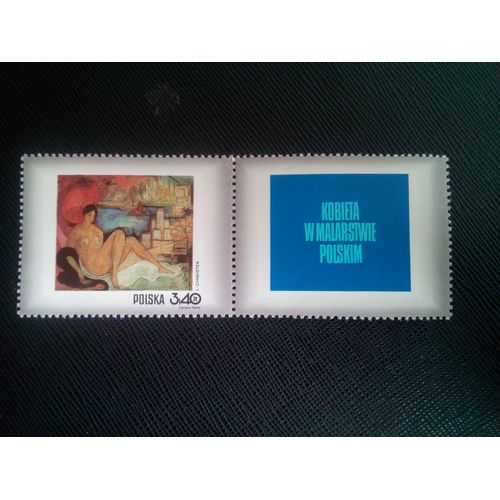 Timbre Pologne Yt 1961 Nu, Par Leon Chwistek (1884-1944) 1971 ( 11005 )