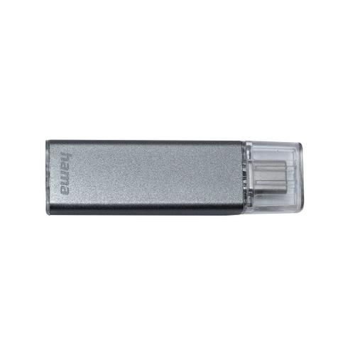 Clé USB "Uni-C Classic", USB-C 3.1, 64GB, 70 MB/s, anthracite