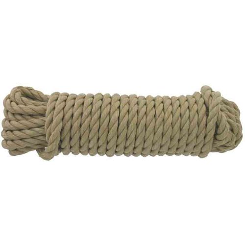 Cordage polypropylène beige 8 mm x 10 m