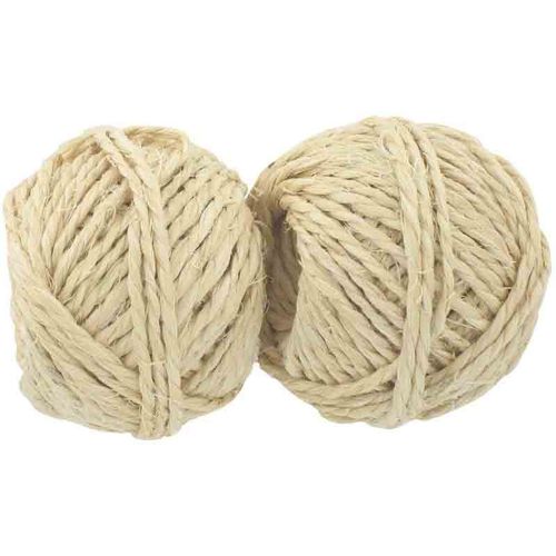 Lot de 2 ficelles Sisal 15 m