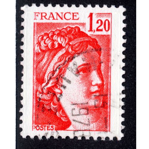 Timbre Sabine De Roulette 1,20,France,Postes