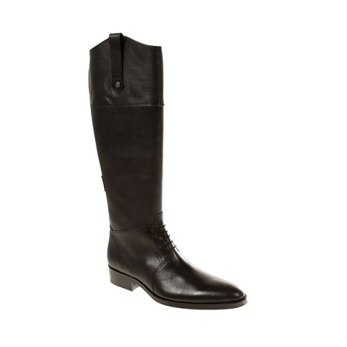 Aigle - Bottes Cavalière Amazone De Charme En Cuir Noir Esprit Équitation - 38