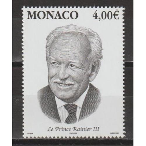 Monaco, 2005, A La Mémoire De S.A.S. Rainier I.I.I., N°2514, Neuf.
