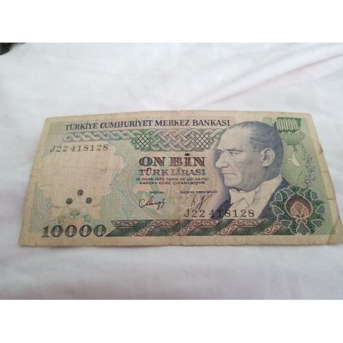 Billet 10000 Livres Turcs