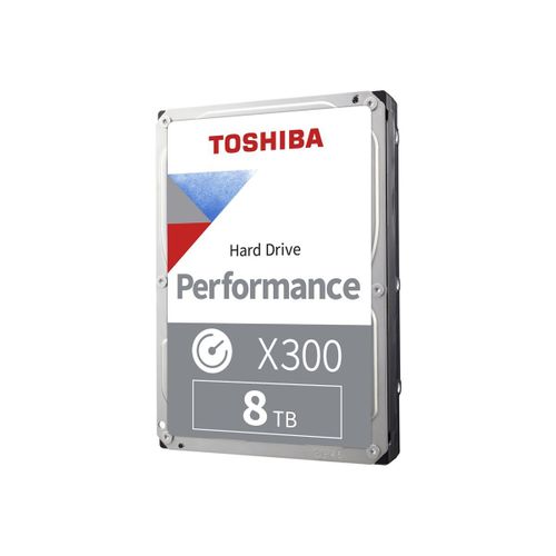 Toshiba X300 Performance - Disque dur - 8 To - interne - 3.5" - SATA 6Gb/s - 7200 tours/min - mémoire tampon : 256 Mo