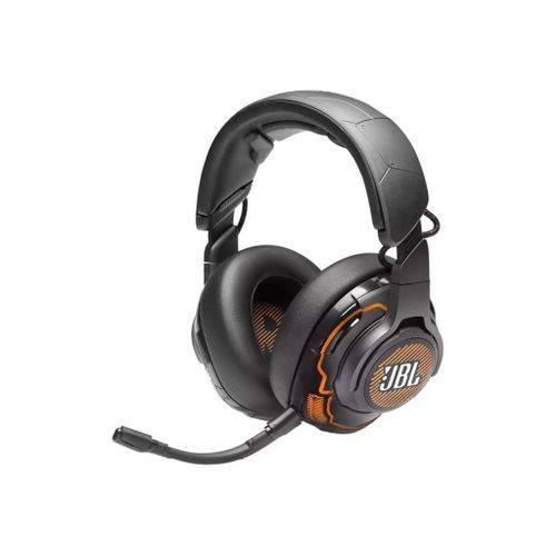 JBL Quantum One - Micro-casque - circum-aural - filaire - Suppresseur de bruit actif - USB, jack 3,5mm, USB-C - noir