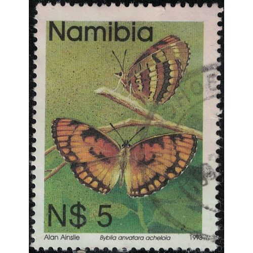 Namibie 1993 Oblitéré Used Papillon Byblia Anvatara Joker Commun Y&t Na 719 Su