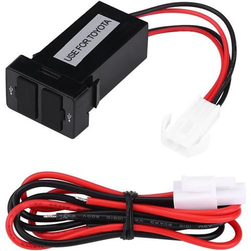 Populaire Chargeur De Voiture, 12v-24v 2.1a Dual Usb Prise Port D'alimentation Chargeur Double Usb Adaptateur Secteur Pour Téléphone Cellulaire Gps Caméras