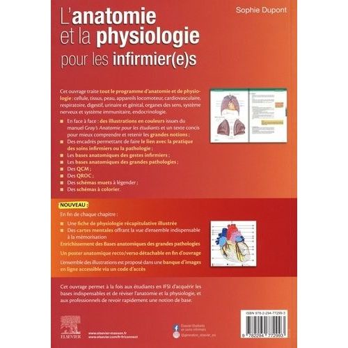 L'anatomie Et La Physiologie Pour Les Infirmier(E)S - Avec 1 Poster Anatomique Détachable