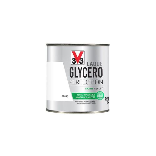 Laque Glycéro Perfection V33 Satin Blanc 0,125 L