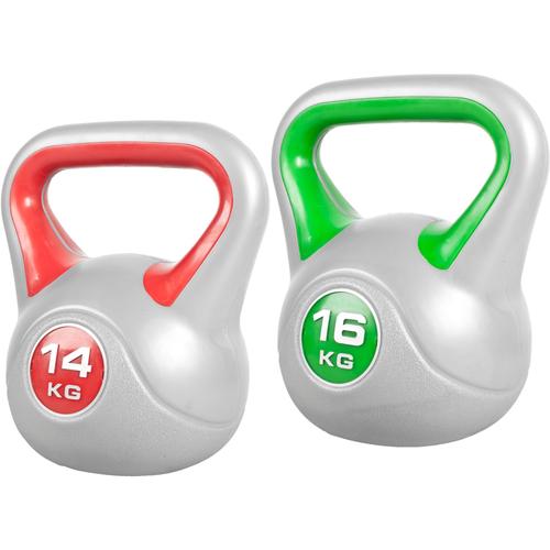 Gorilla Sports - Kettlebells Plastique Stylish De 2 À 20 Kg - Haltères Russes