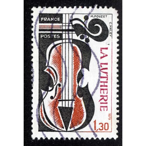 Timbre : 1979 La Lutherie,France,Postes,1,30