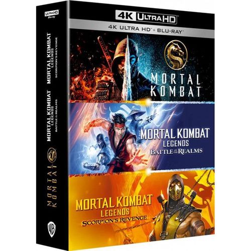 Mortal Kombat (2021) + Mortal Kombat Legends : Scorpion's Revenge & Battle Of The Realms - 4k Ultra Hd + Blu-Ray