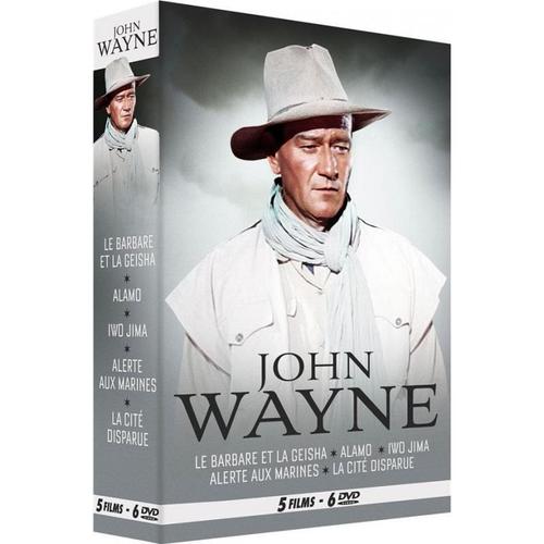 John Wayne : Le Barbare Et La Geisha + Alamo + Iwo Jima + Alerte Aux Marines + La Cité Disparue - Pack