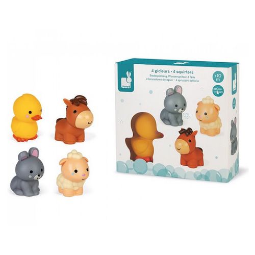 4 Gicleurs De Bain Les Animaux De La Ferme