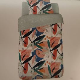 Parure De Lit Coton - Housse De Couette Et Taie Oreiller - Oeko Tex