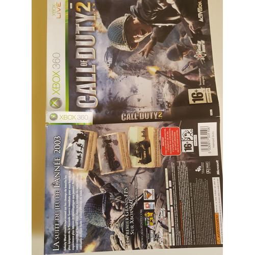Call Of Duty 2 - Xbox 360 - Jaquette Uniquement