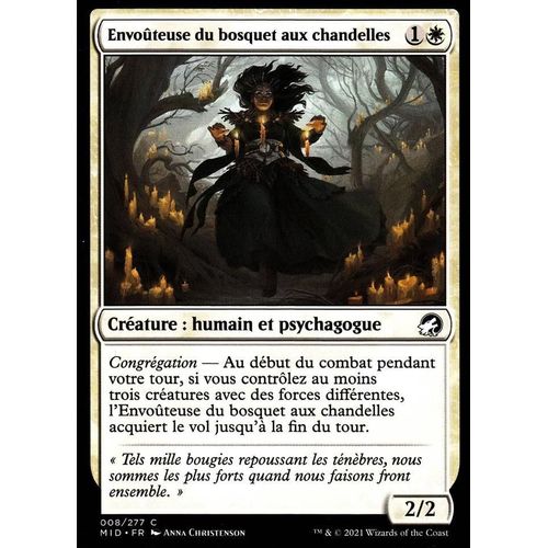 Envoûteuse Du Bosquet Aux Chandelles - Mtg - Innistrad : Chasse De Minuit - C - 8/277