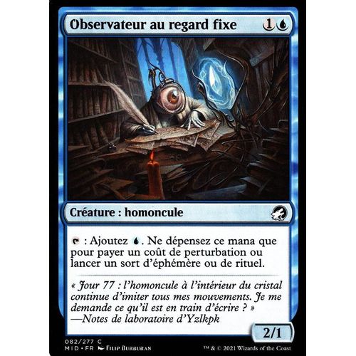 Observateur Au Regard Fixe - Mtg - Innistrad : Chasse De Minuit - C - 82/277