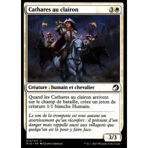 Cathares Au Clairon - Mtg - Innistrad : Chasse De Minuit - C - 14/277