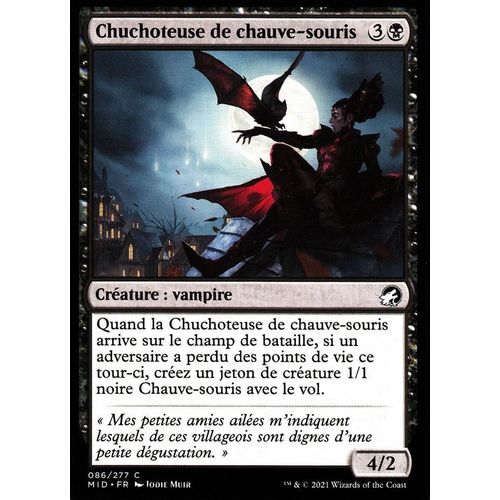 Chuchoteuse De Chauve- Souris - Mtg - Innistrad : Chasse De Minuit - C - 86/277