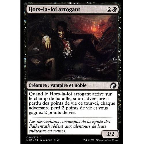 Hors- La- Loi Arrogant - Mtg - Innistrad : Chasse De Minuit - C - 84/277