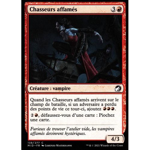 Chasseurs Affamés - Mtg - Innistrad : Chasse De Minuit - C - 138/277
