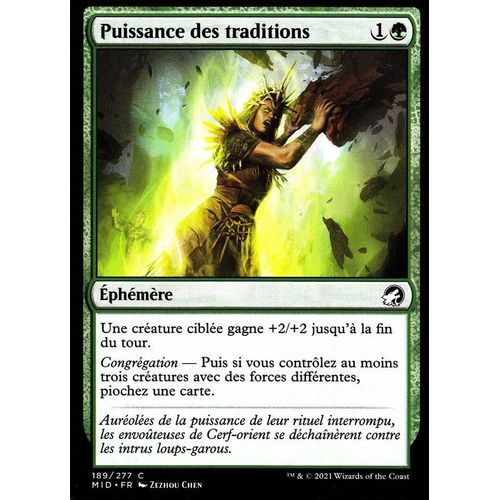 Puissance Des Traditions - Mtg - Innistrad : Chasse De Minuit - C - 189/277