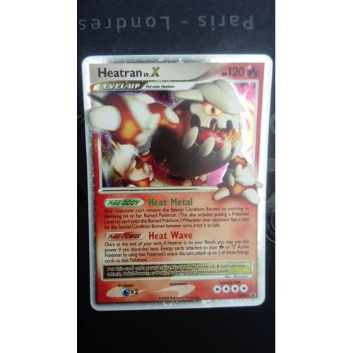 Carte Pokemon Heatran X Holo Anglaise Promo Dp31 Diamant Et Perle