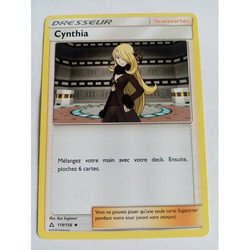 Carte Pokemon Soleil Et Lune - Ultra Prisme : Cynthia 119/156