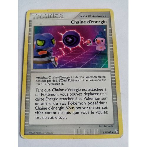 Carte Pokemon Diamant Et Perle - Tempete : Chaîne D'energie 83/100