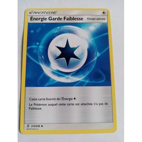 Carte Pokemon Soleil Et Lune - Harmonie Des Esprits : Énergie Garde Faiblesse 213/236