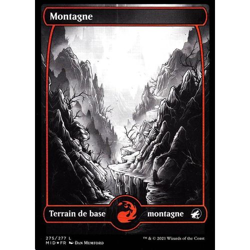 Montagne - Foil - Mtg - Innistrad : Chasse De Minuit - C - 275/277