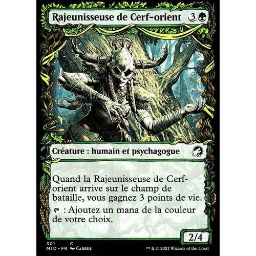 Rajeunisseuse De Cerf- Orient - Mtg - Innistrad : Chasse De Minuit - C - 301 Visuel Alternatif