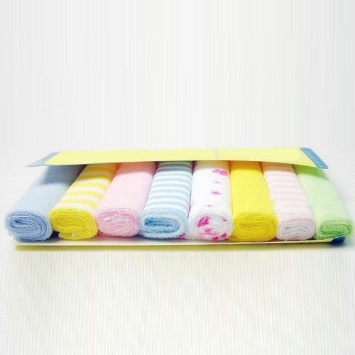 Serviette Pour Bébé, Mouchoir Simple, Carré, Doux, Mignon, Pour Nourrissons, Enfants, Alimentation, Bain, Lavage Du Visage