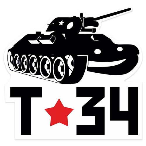Autocollant De Voiture T 34 En Pvc, 15cm X 14cm, Se Méfier Du Réservoir, Accessoires De Motos, Pour Passat B5, Porsche Et Mazda