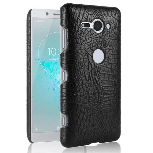 Classique Élégant Étui Pour Sony Xperia Xz2 Premium Anti Éraflure Mode Classique D'alligator Housse De Protection Compatibilité - Noir