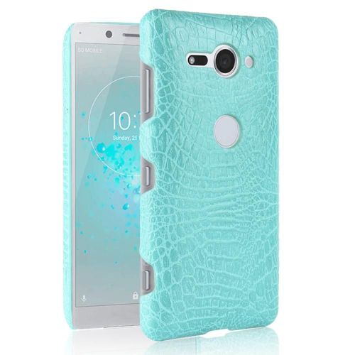 Classique Élégant Étui Pour Sony Xperia Xz2 Premium Anti Éraflure Mode Classique D'alligator Housse De Protection Compatibilité - Vert